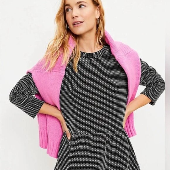 Loft Black and White Dress - Size XS - Picture 3 of 6